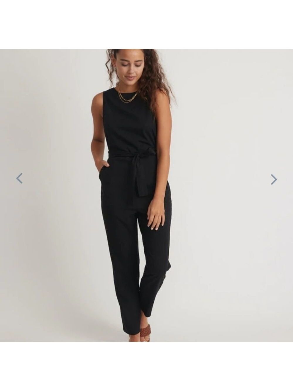MARINE Layer Eloise Belted Jumpsuit